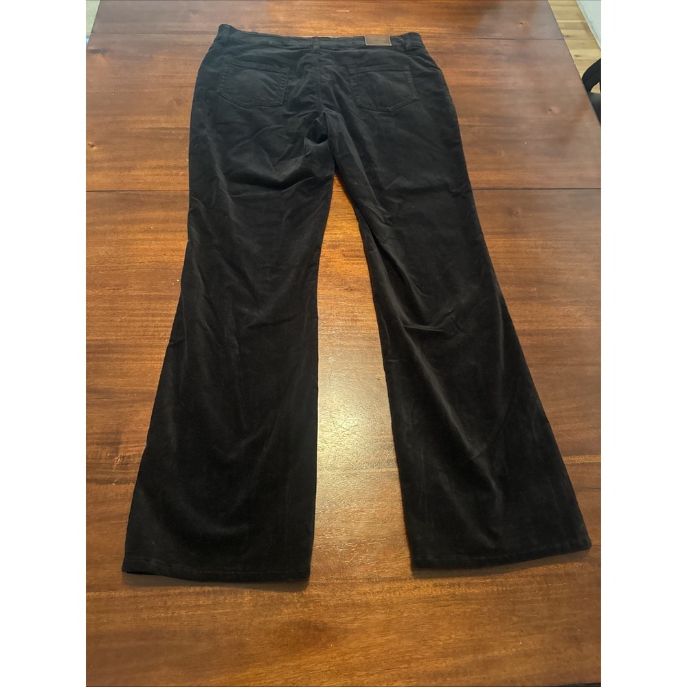 Ruff Hewn Black Corduroy‎ Bootcut Pants Women's Size 12 - Picture 7 of 8